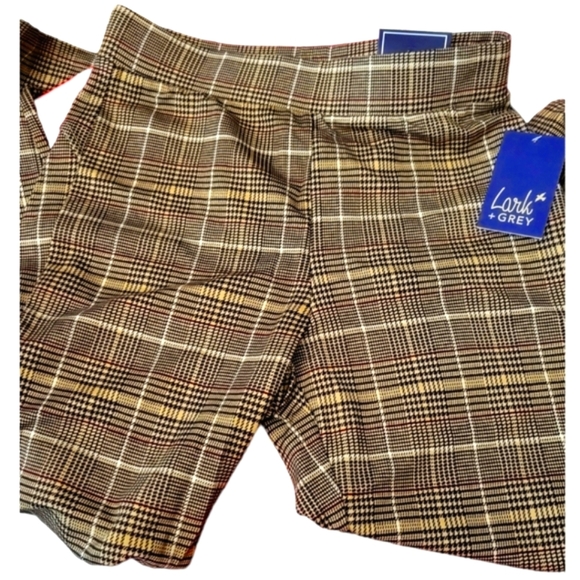NEW! Pullon Pants Plaid Tartan - Picture 3 of 14